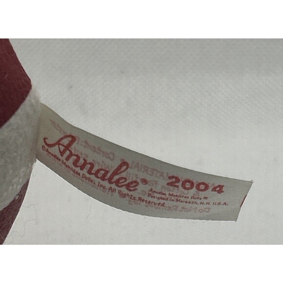 Annalee 6" Peppermint Candy White Mouse 768904 Christmas 2004 - Picture 2 of 5